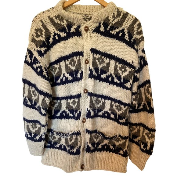 Sweaters Vintage Chunky Cardigan Poshmark